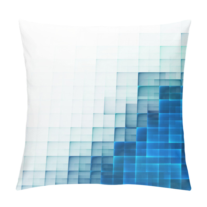 Personality  Abstract Business Science Or Technology Background Pillow Covers