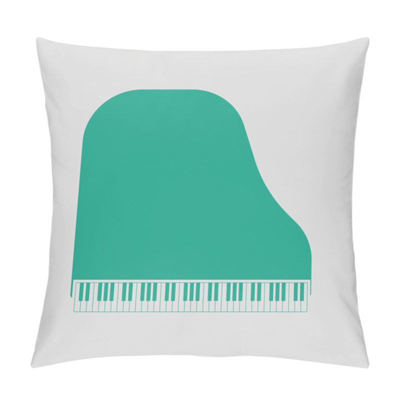 Personality  Grand Piano Icon Pillow Covers