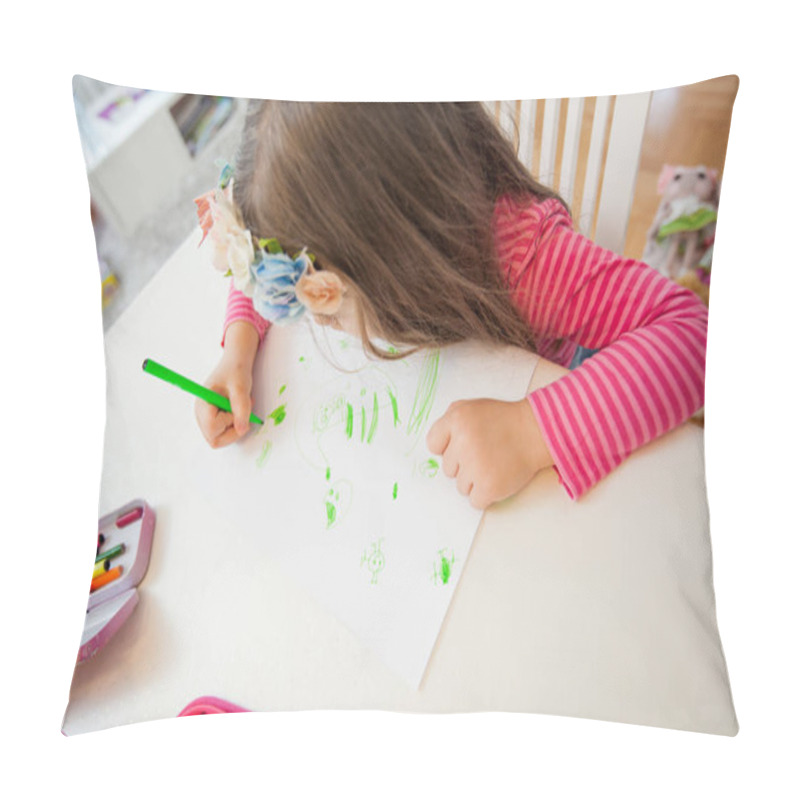 Personality  Creative Preschool Child Drawing Pillow Covers