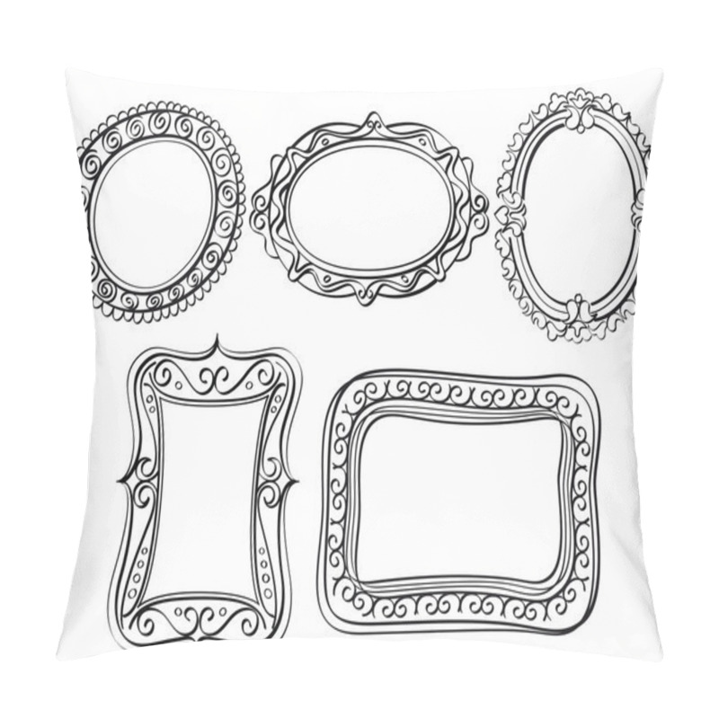 Personality  Elegant Ornate Frames Pillow Covers