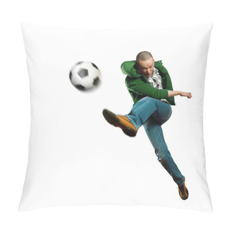 Personality  Asian Soccer Player Pillow Covers