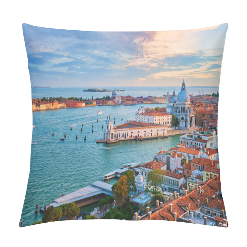 Personality  View Of Venice Lagoon And Santa Maria Della Salute Church. Venice, Italy Pillow Covers