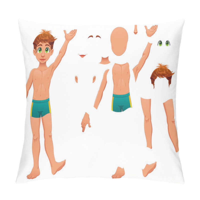 Personality  Parts Of Body. Pillow Covers