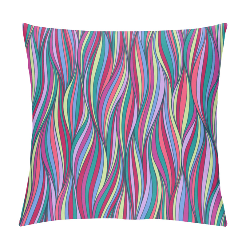 Personality  Waves Background Pillow Covers