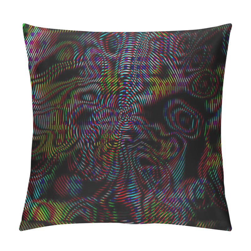 Personality  Digital Glitch Effect. Pillow Covers