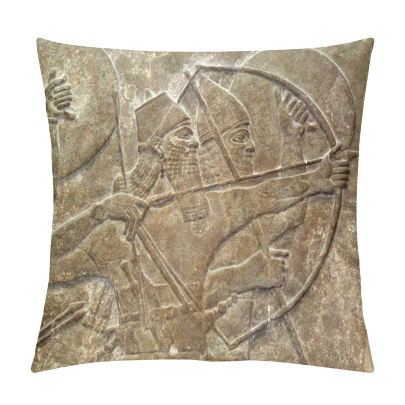 Personality  Assyrian Soldiers In Battle Pillow Covers