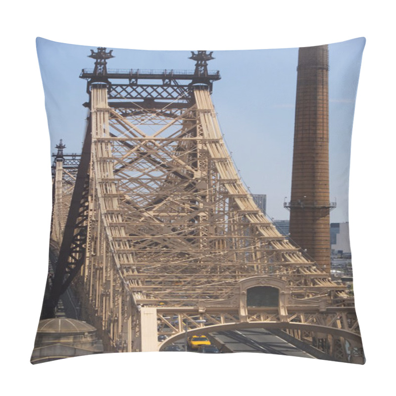 Personality  Queensboro Bridge In New York City Pillow Covers