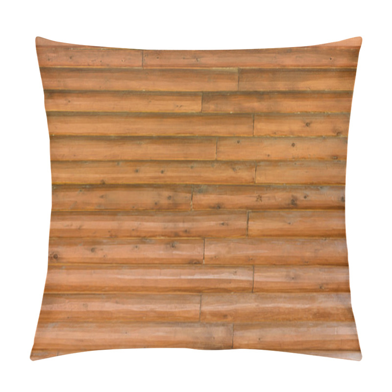 Personality  Shield With A Large Number Of Parallel Wooden Logs Pillow Covers