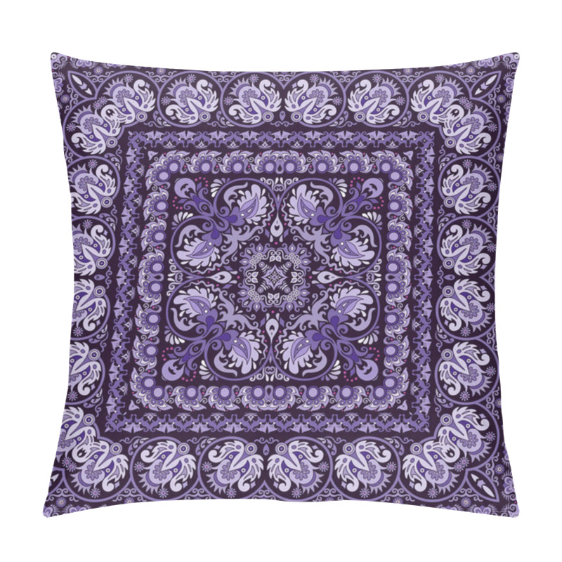 Personality  Vector Floral Ethnic Ornamental Illustration Pillow Covers