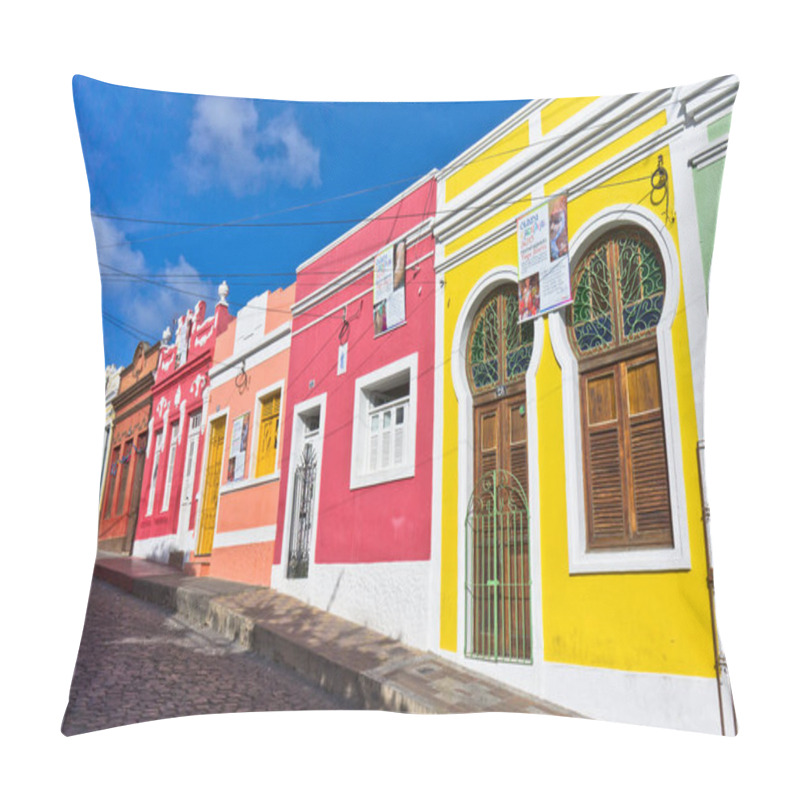 Personality  Olinda, Old City Street View, Brazil, South America Pillow Covers