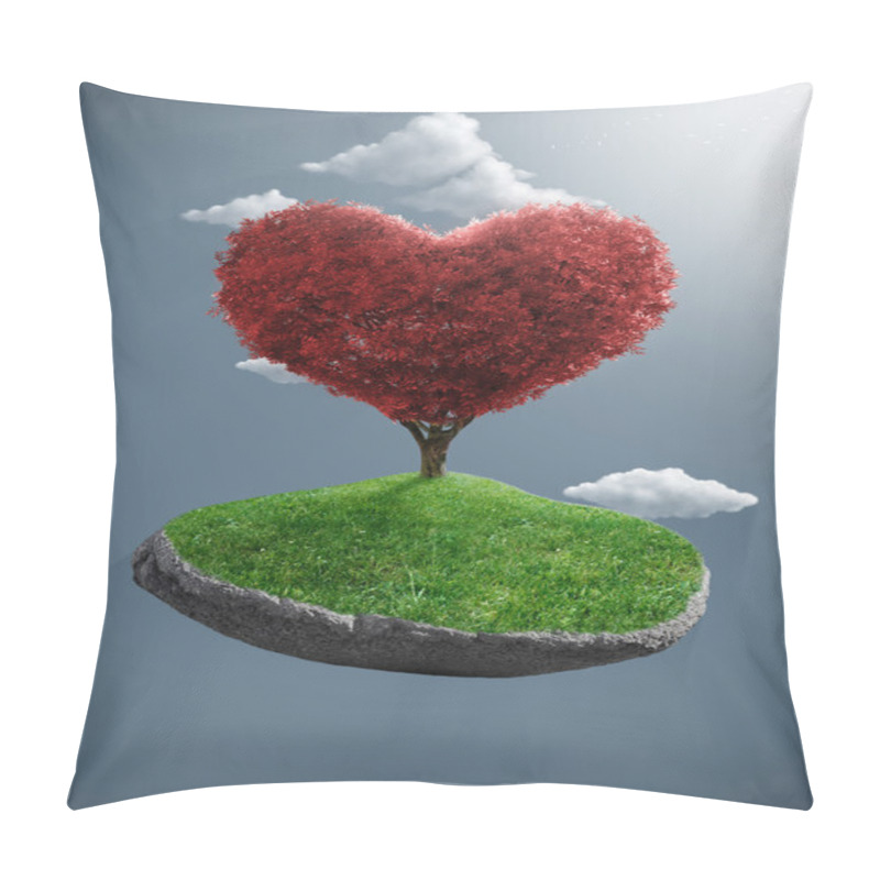 Personality  Heart Tree On Suspended Rock Pillow Covers