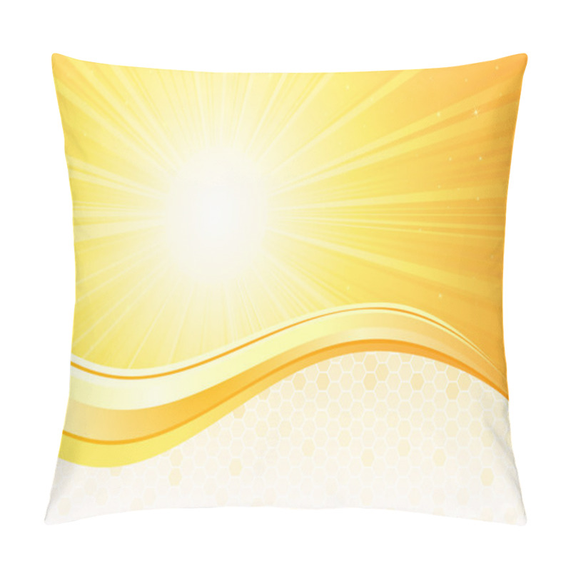 Personality  Sunburst Background Pillow Covers