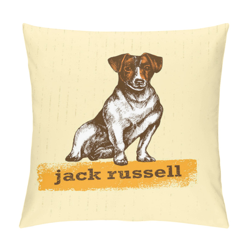 Personality  Jack Russell Terrier Dog Pillow Covers