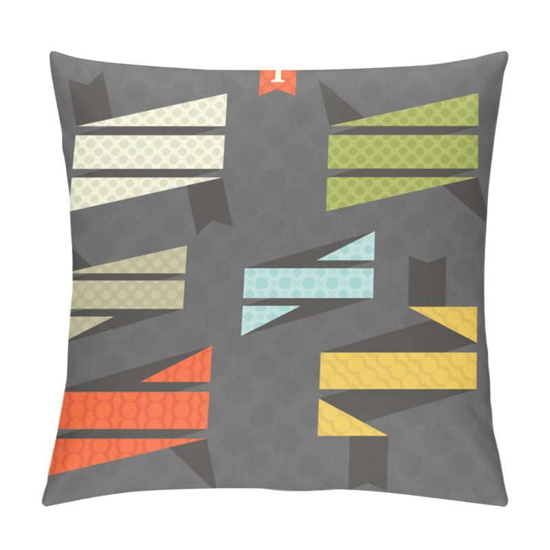 Personality  Bright Ribbons Pillow Covers