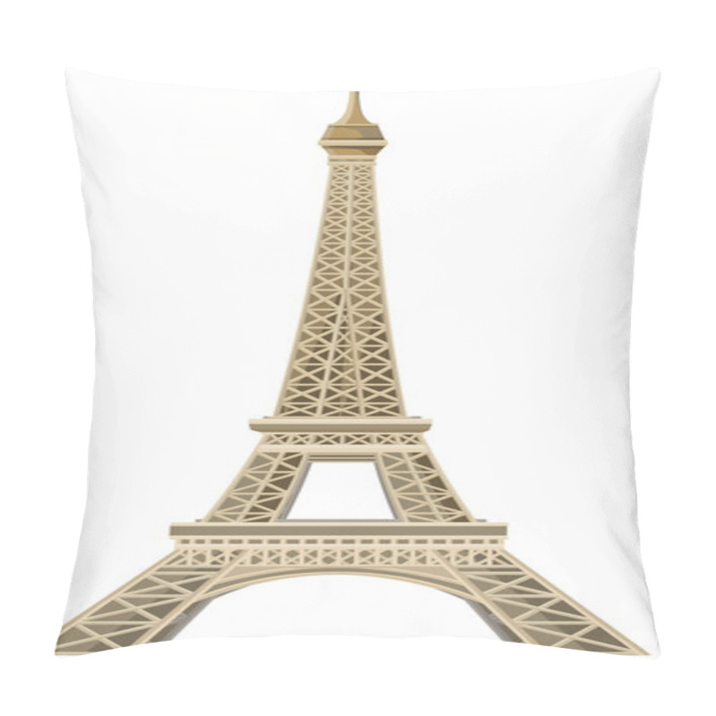 Personality  Cartoon Architecture - Eiffel Tower Pillow Covers