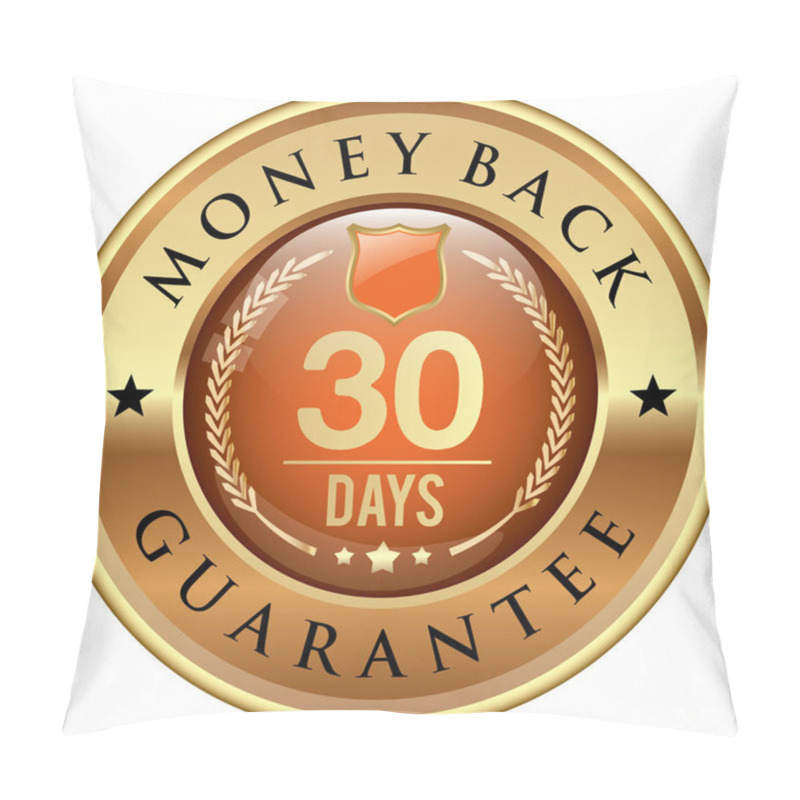 Personality  Money Back Guarantee Badge Pillow Covers