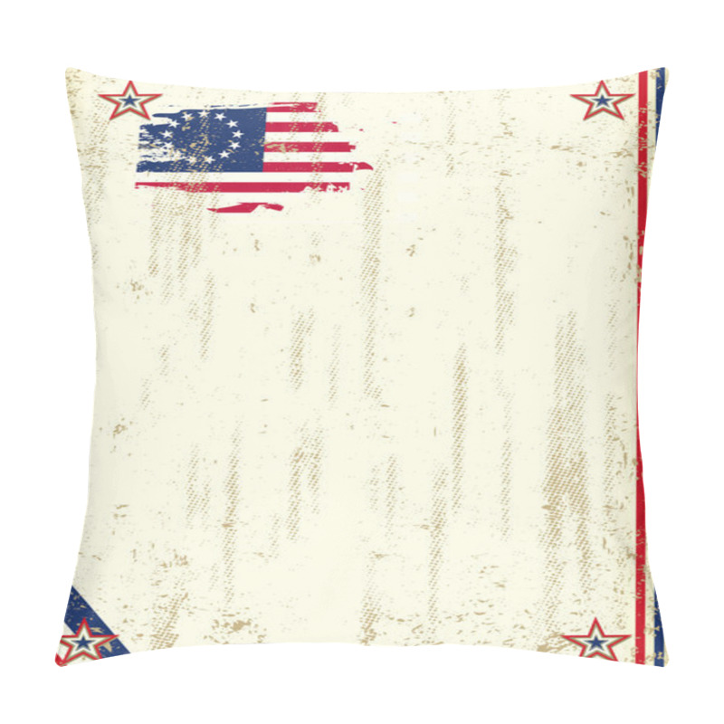 Personality  Old Union Retro Background Pillow Covers