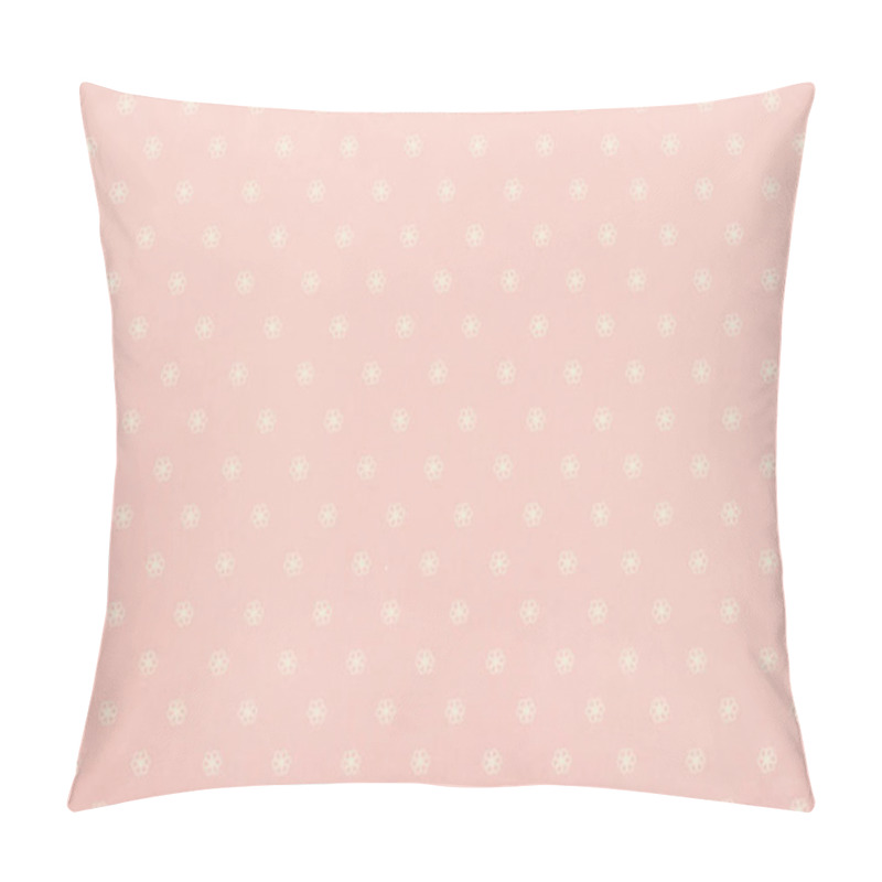 Personality  Set Of White Transparent Flowers On Pink Pillow Covers