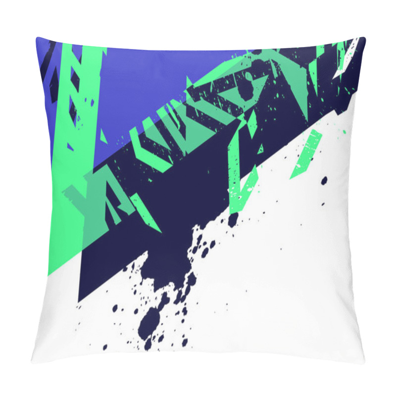 Personality  Abstract Grunge Template Pillow Covers