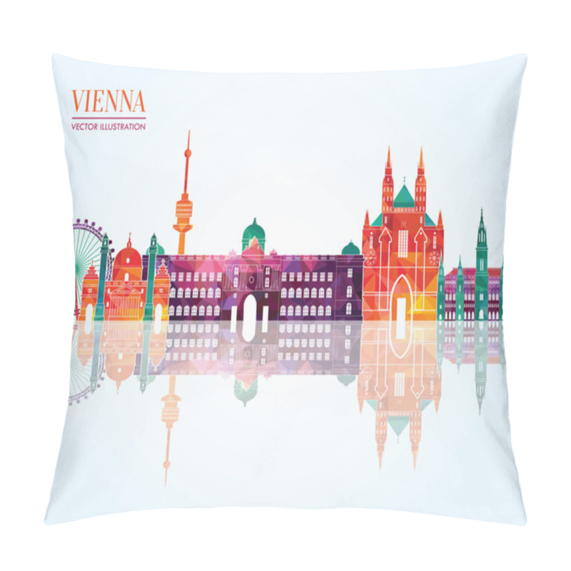 Personality  Vienna Skyline Pillow Covers