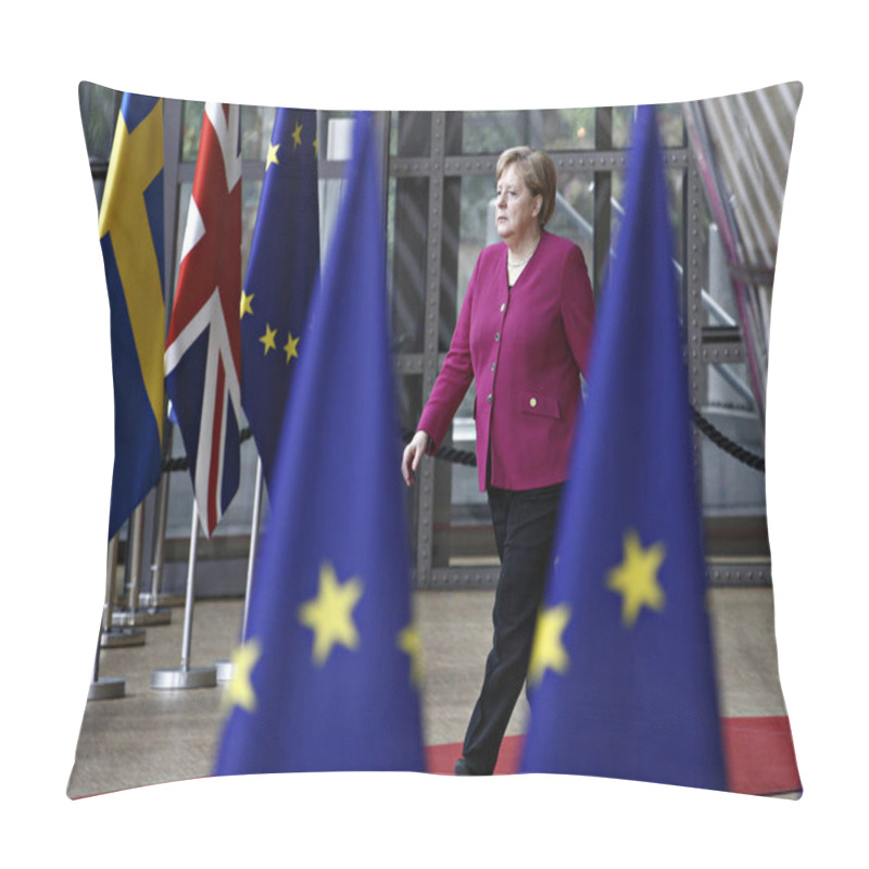 Personality  EU Heads Of State Or Government Summit In Brussels Pillow Covers