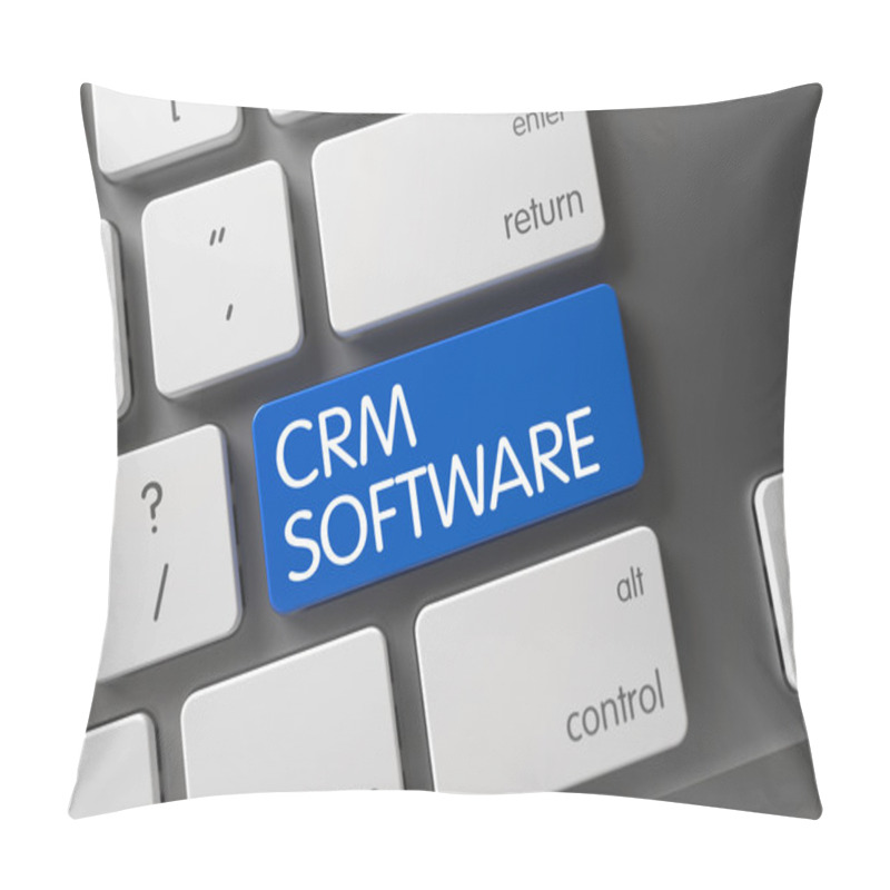 Personality  Crm Software Button. Pillow Covers