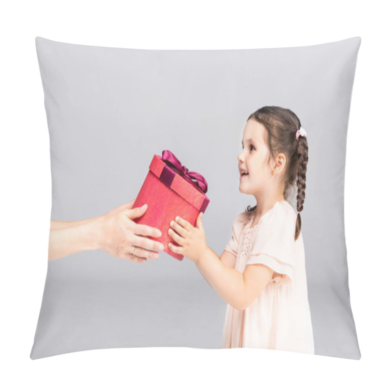 Personality  Adorable Girl With Gift Box  Pillow Covers