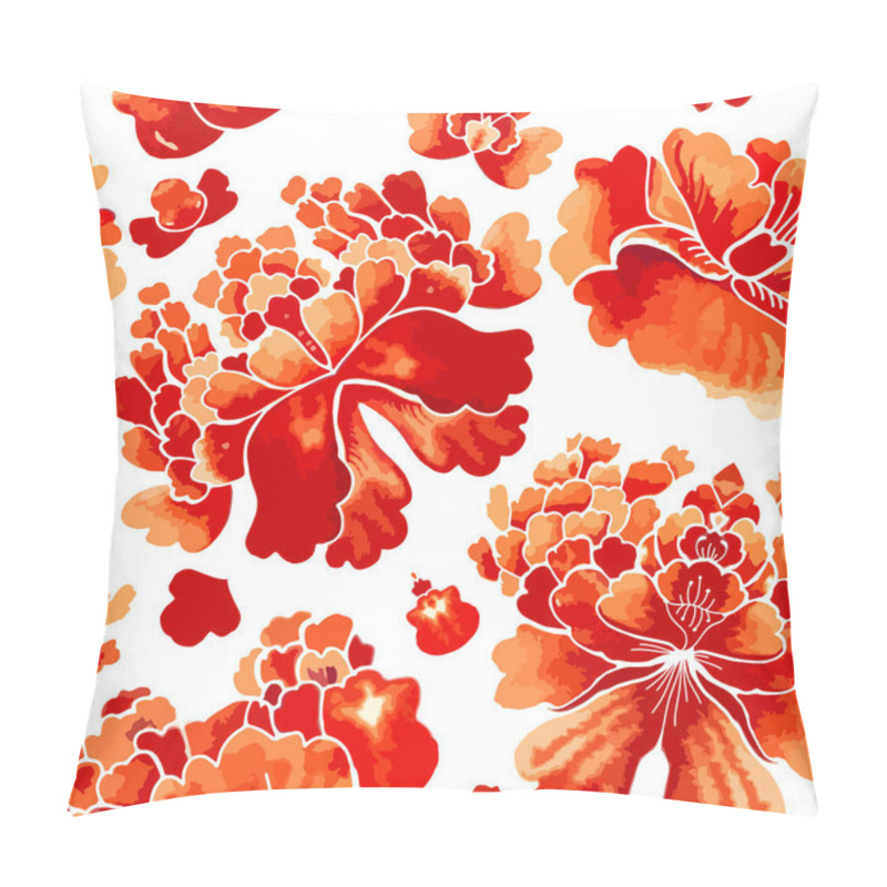 Personality  Seamless Floral Pattern Pillow Covers