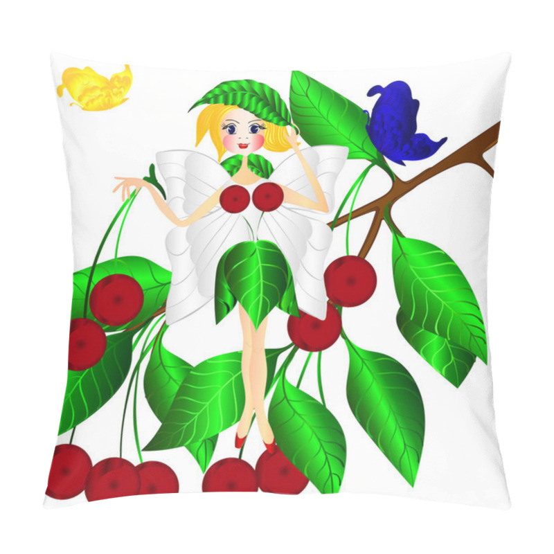 Personality  Fantasy Fairy Cherry  Pillow Covers