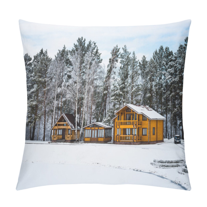 Personality  Wooden Houses Pillow Covers