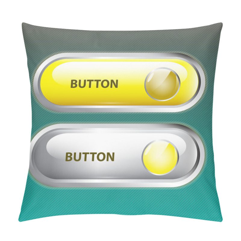 Personality  Web Buttons. Vector Illustration  Pillow Covers