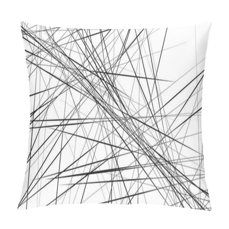 Personality  Random Chaotic Lines Pattern  Pillow Covers