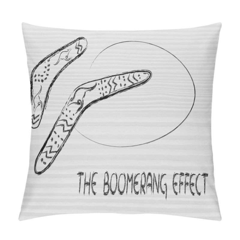 Personality  The Boomerang Effect Pillow Covers