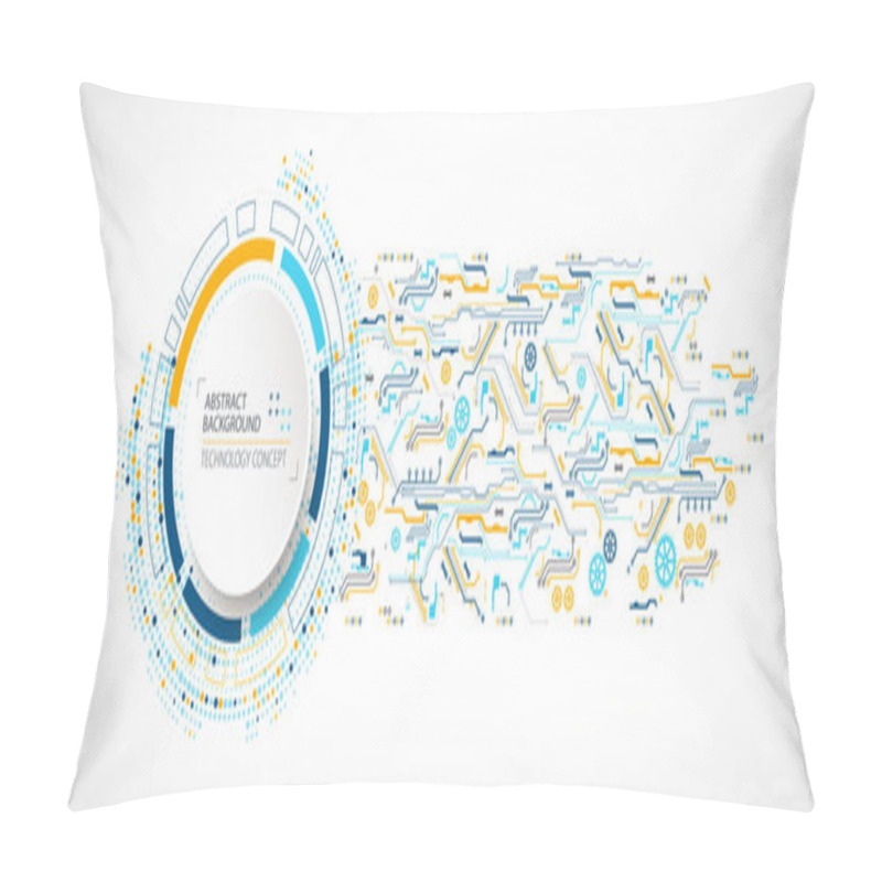 Personality  Hi-tech Digital Technology And Engineering Theme. Pillow Covers