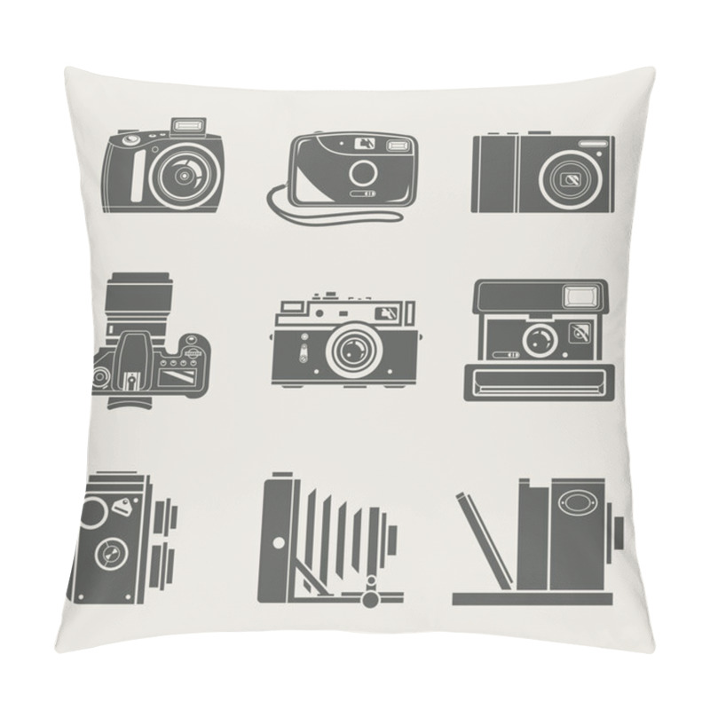 Personality  Camera New And Retro Icon Pillow Covers