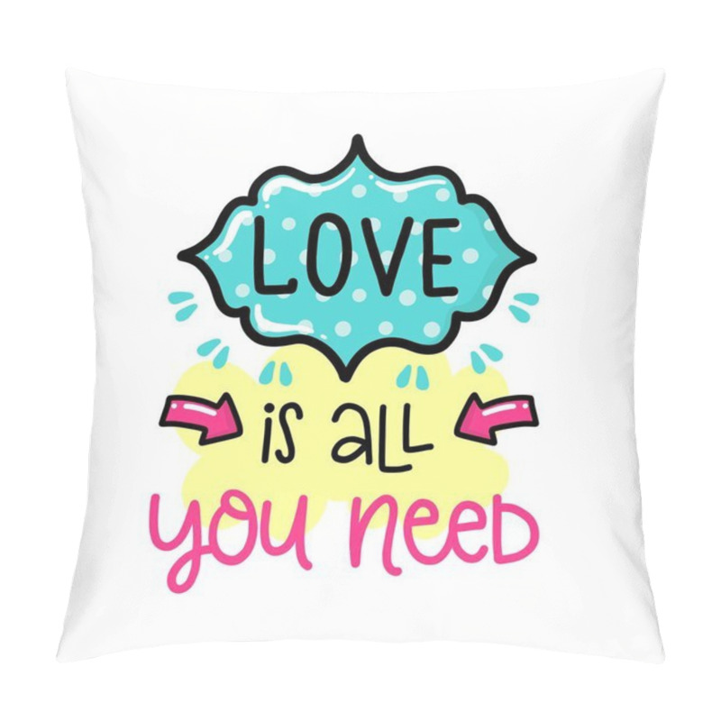 Personality  Vector Hand Drawn Lettering Poster Pillow Covers