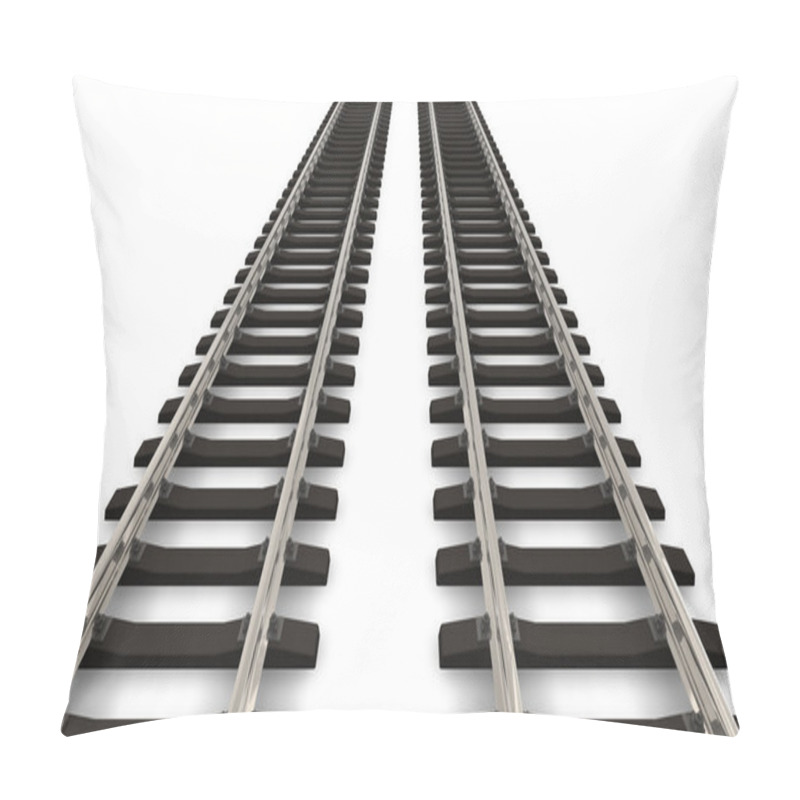 Personality  Two Railroad Tracks Pillow Covers