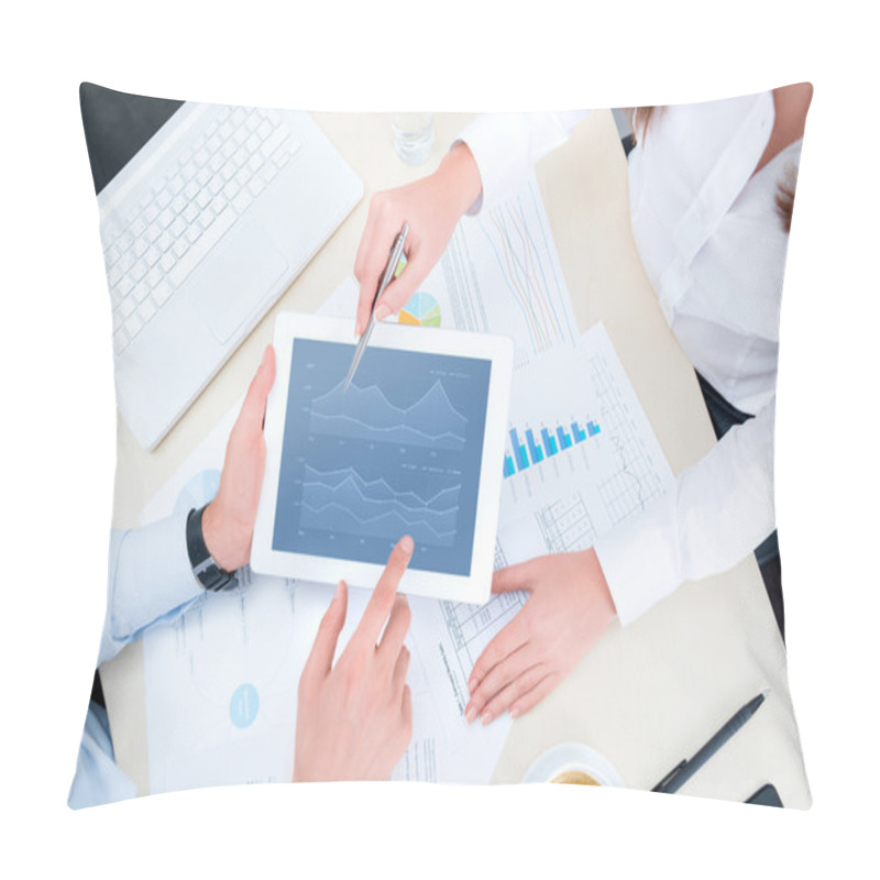 Personality  Analyzing Financial Chart Pillow Covers