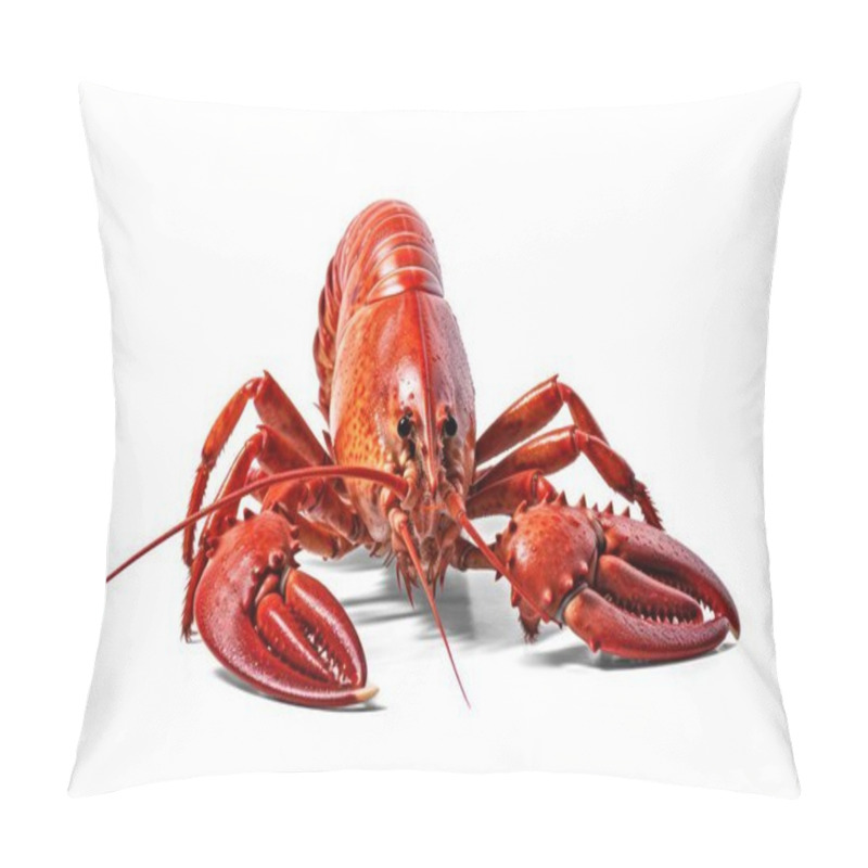 Personality  Seafood, Red Lobster Isolated On Transparent Background, Png File Pillow Covers