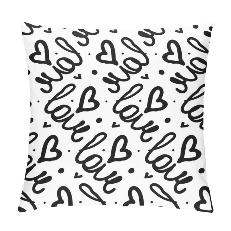 Personality  Love Letters Pattern Pillow Covers