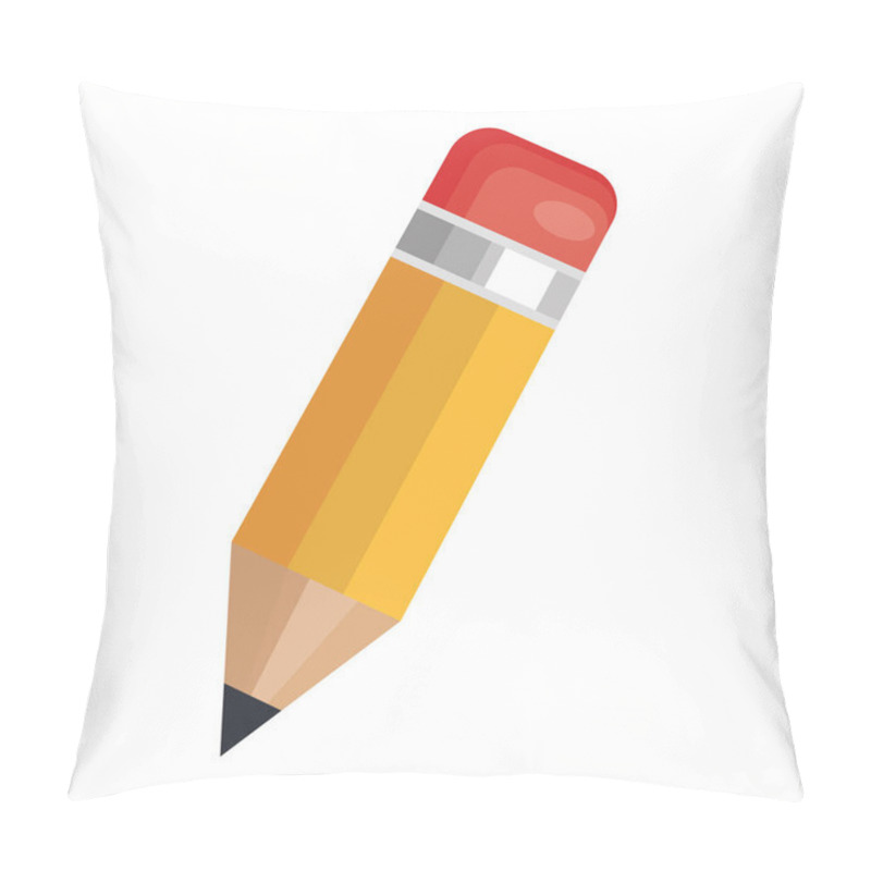 Personality  Pencil School Supply Isolated Icon Pillow Covers