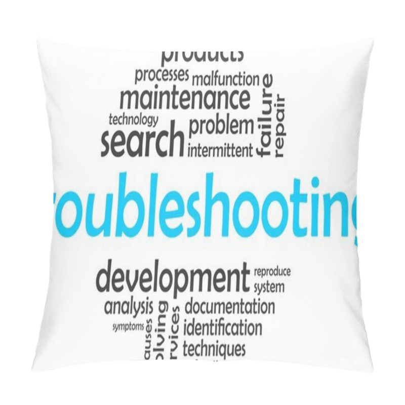 Personality  Word Cloud - Troubleshooting Pillow Covers