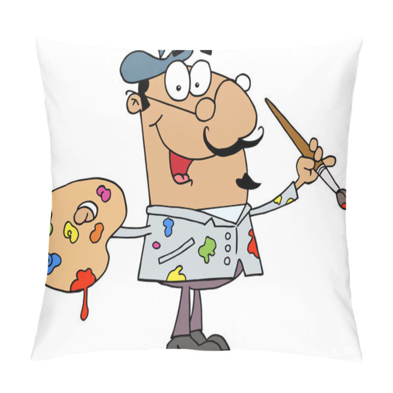 Personality  Cartoon Artist Character Pillow Covers