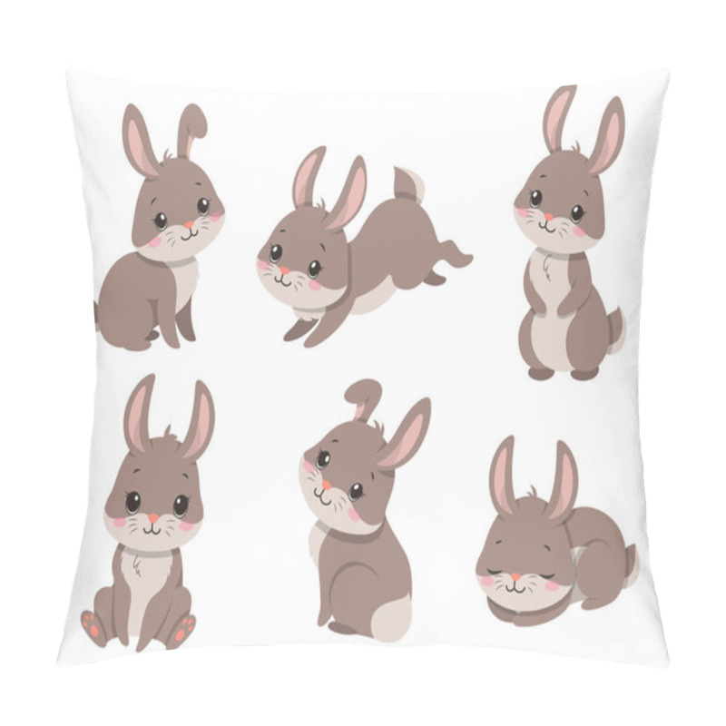 Personality  Cute Cartoon Rabbits Pillow Covers