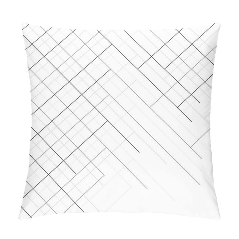 Personality  Abstract Background Of Lines With Transparency. Vector Pillow Covers