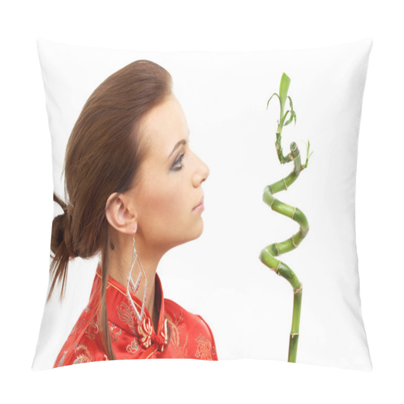 Personality  Bamboo Girl Pillow Covers