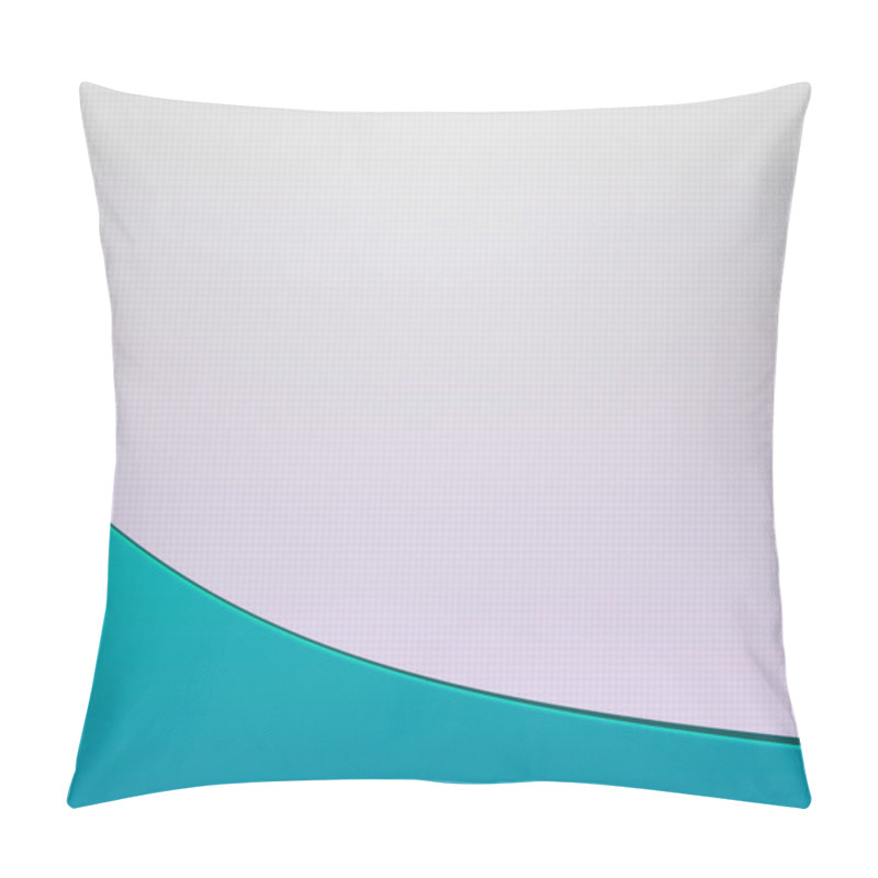 Personality  Blue Shape Simple Background Pillow Covers