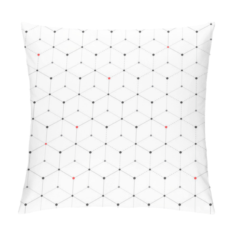 Personality  Abstract Background With Hexagons Pillow Covers