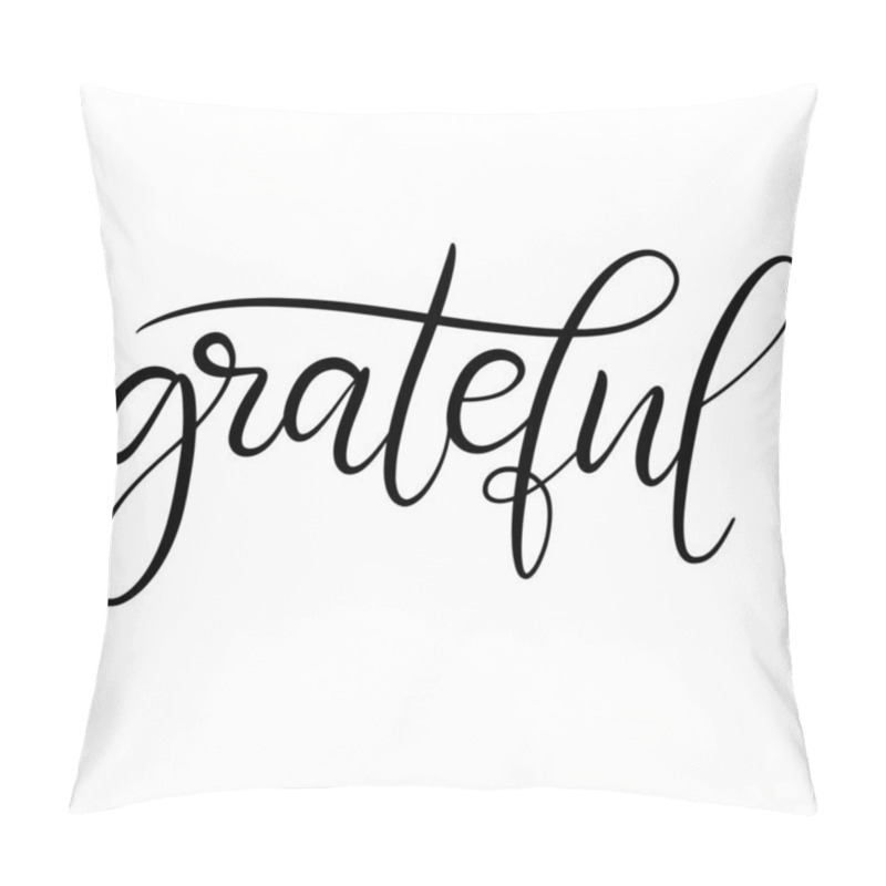 Personality  Black And White Lettering Vector Illustration. Pillow Covers