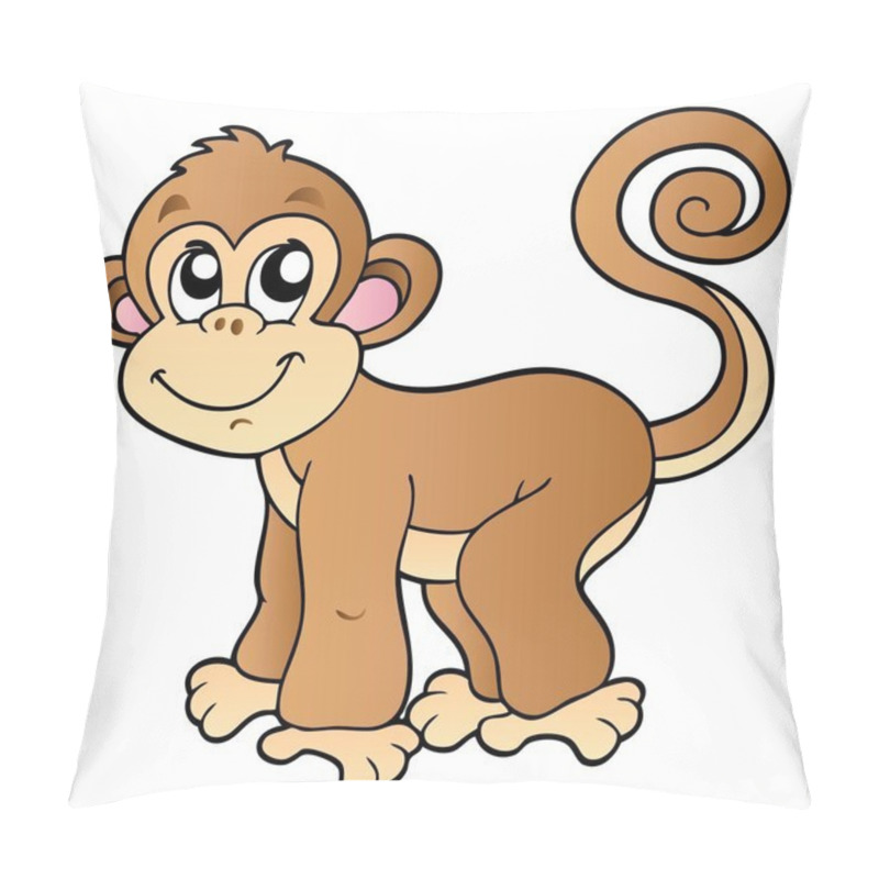 Personality  Cute Small Monkey Pillow Covers